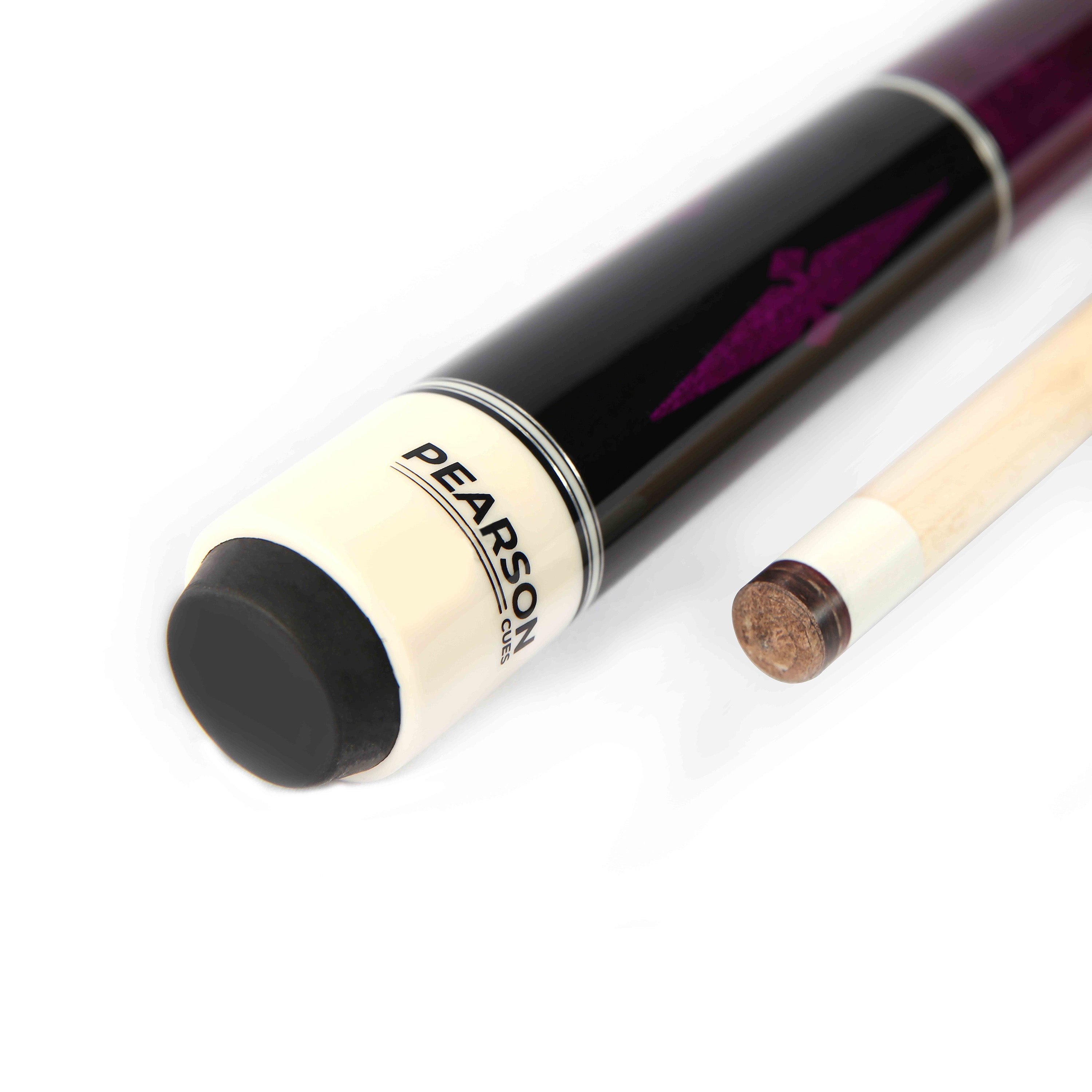 BAGUETTE BILLARD PEARSON PLAYERS SERIES PP-PURPLE - FLÈCHE CARBONE SANS GRIP 12.5MM