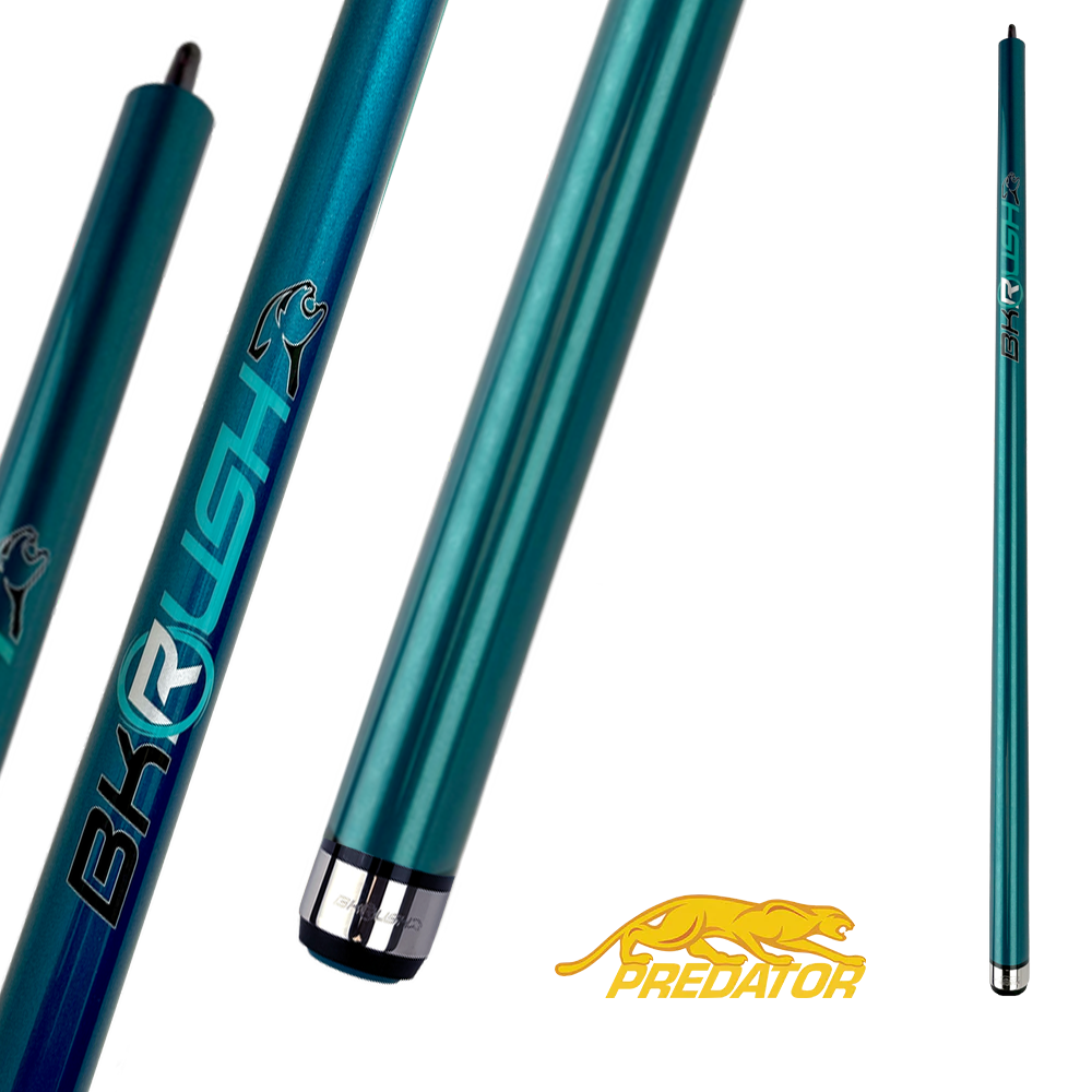 MANCHE DE BAGUETTE DE BILLARD PREDATOR BK RUSH COULEUR DE L'ANNÉE SARCELLE SANS GRIP - ÉDITION LIMITÉE