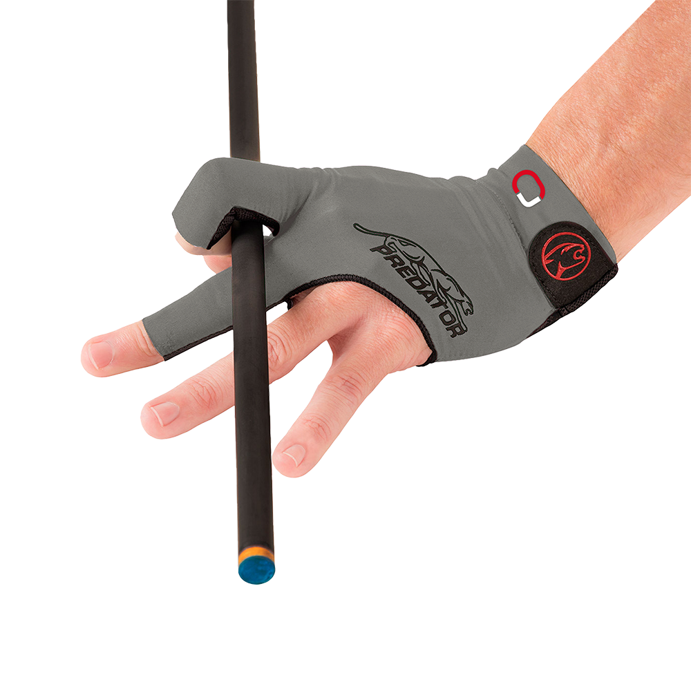PREDATOR JASMIN OUSCHAN SECOND SKIN PREMIUM FINGERLESS GREY BILLIARD GLOVE