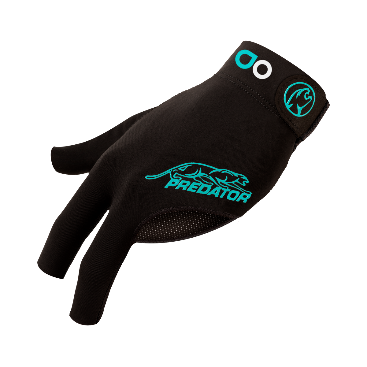 PREDATOR ALBIN OUSCHAN SECOND SKIN BLACK/TEAL BILLIARD GLOVE - LEFT HAND ONLY