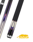 MANCHE PREDATOR SANG LEE SERIES 2 NOIR/ROSE/BLEU/MAUVE/IVOIRE UNI-LOC AVEC GRIP DE LUXE (FLÈCHE NON-INCLUSE) - ÉDITION LIMITÉE