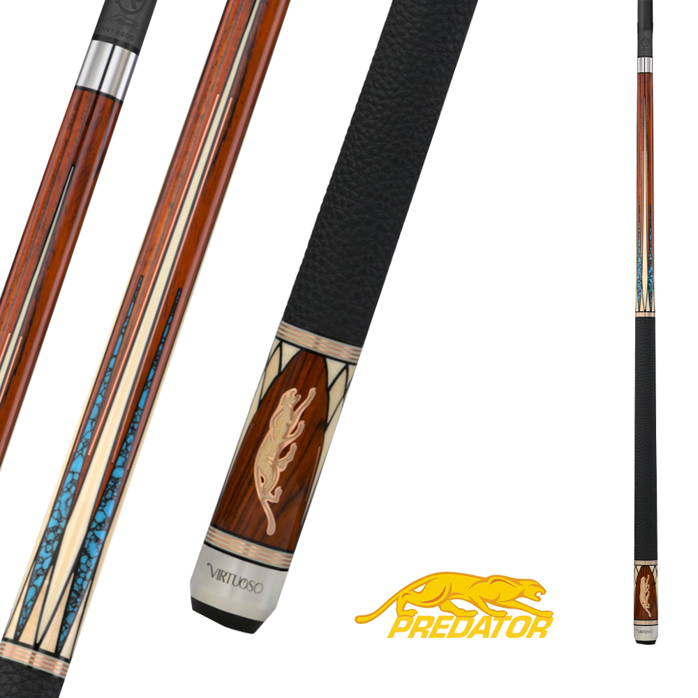 PREDATOR BUTT VIRTUOSO UNI-LOC LEATHER LUX WRAP COCOBOLO MAPLE (SHAFT NOT INCLUDED) - LIMTED EDITION