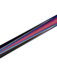 BAGUETTE DE BILLARD PREDATOR SNEAKY PETE 4 POINTES - VIOLET / BLEU - WRAP EN CUIR AVEC MOTIFS D'ÉLÉPHANTS (FLÈCHE NON INCLUSE)