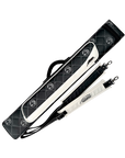 PREDATOR ROADLINE CAT HEAD BLACK/WHITE HARD CUE CASE - 3B/5S - LIMITED EDITION