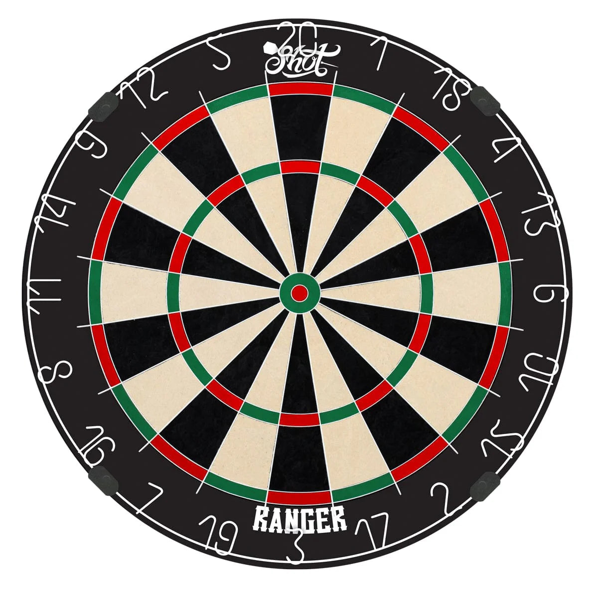 SHOT NEW RANGER BRISTLE DARTBOARD
