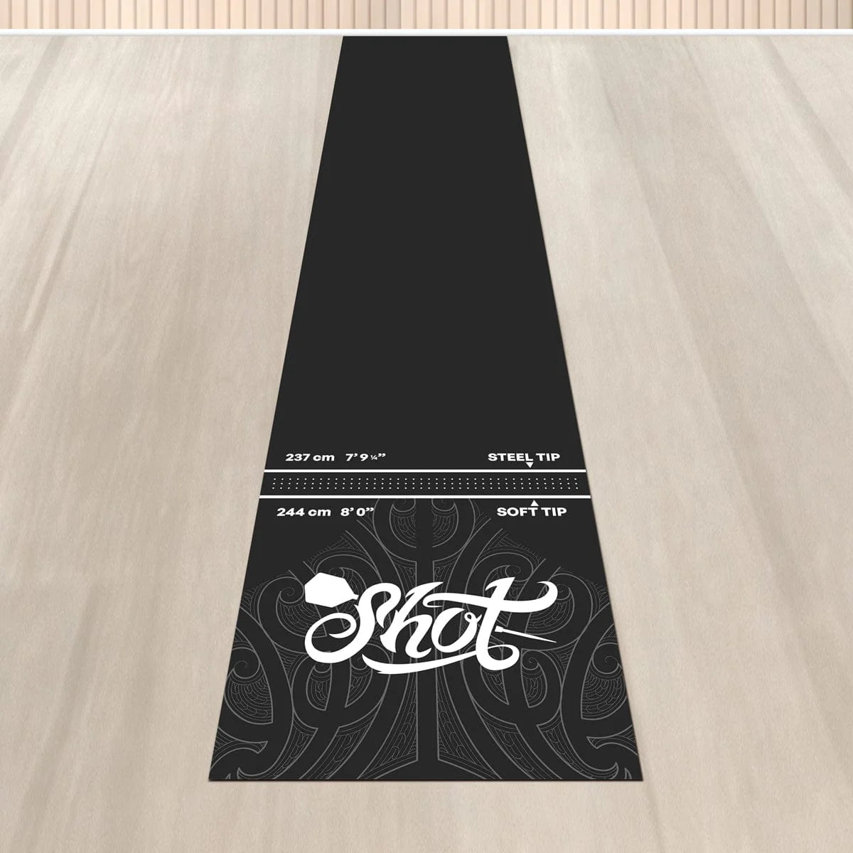 TAPIS POUR DARDS SHOT EN CAOUTCHOUC - HAUTE RÉSISTANCE