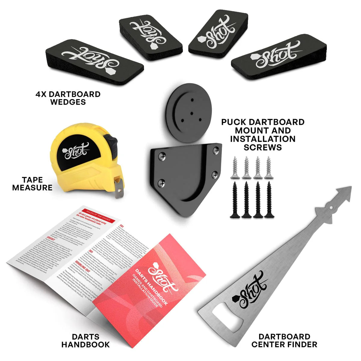 KIT DE FIXATION POUR CIBLE DE FLÉCHETTES SHOT