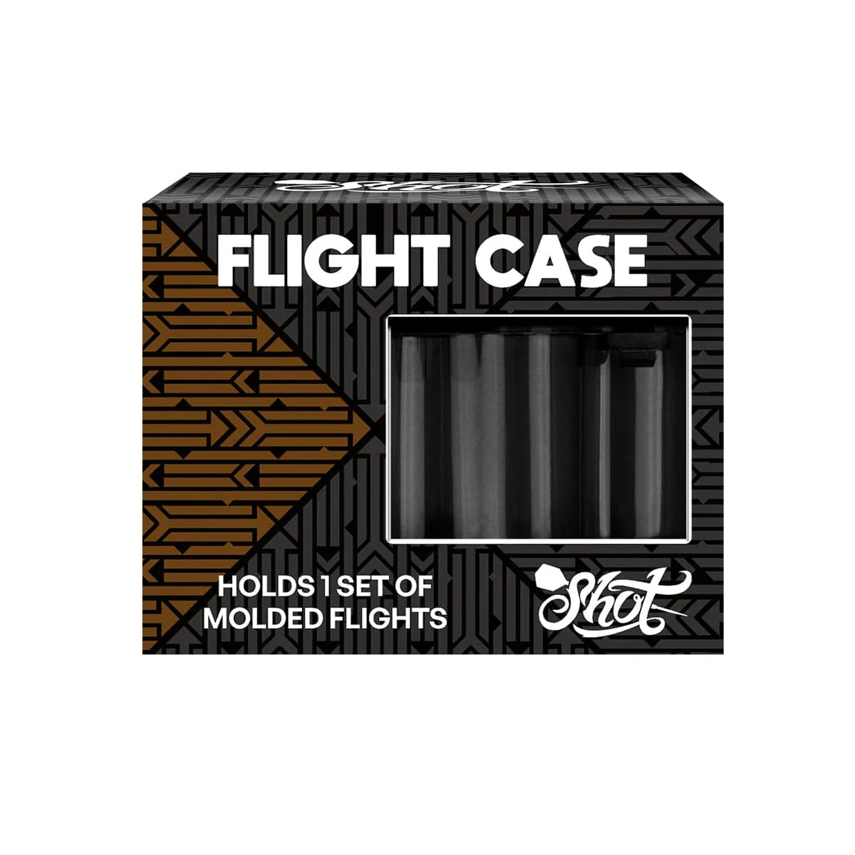 ÉTUI SHOT POUR PLUMES DE DARDS NOIR