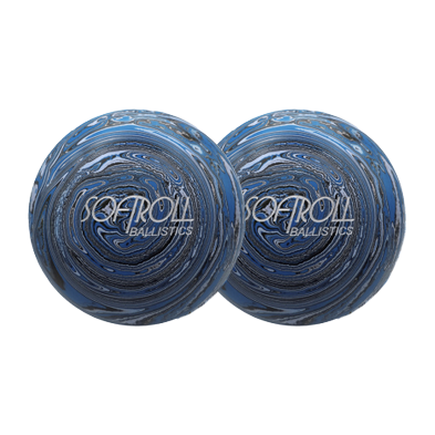 SOFTROLL BALLISTICS SMALL BOWLING BALLS -  BLUE/WHITE/BLACK