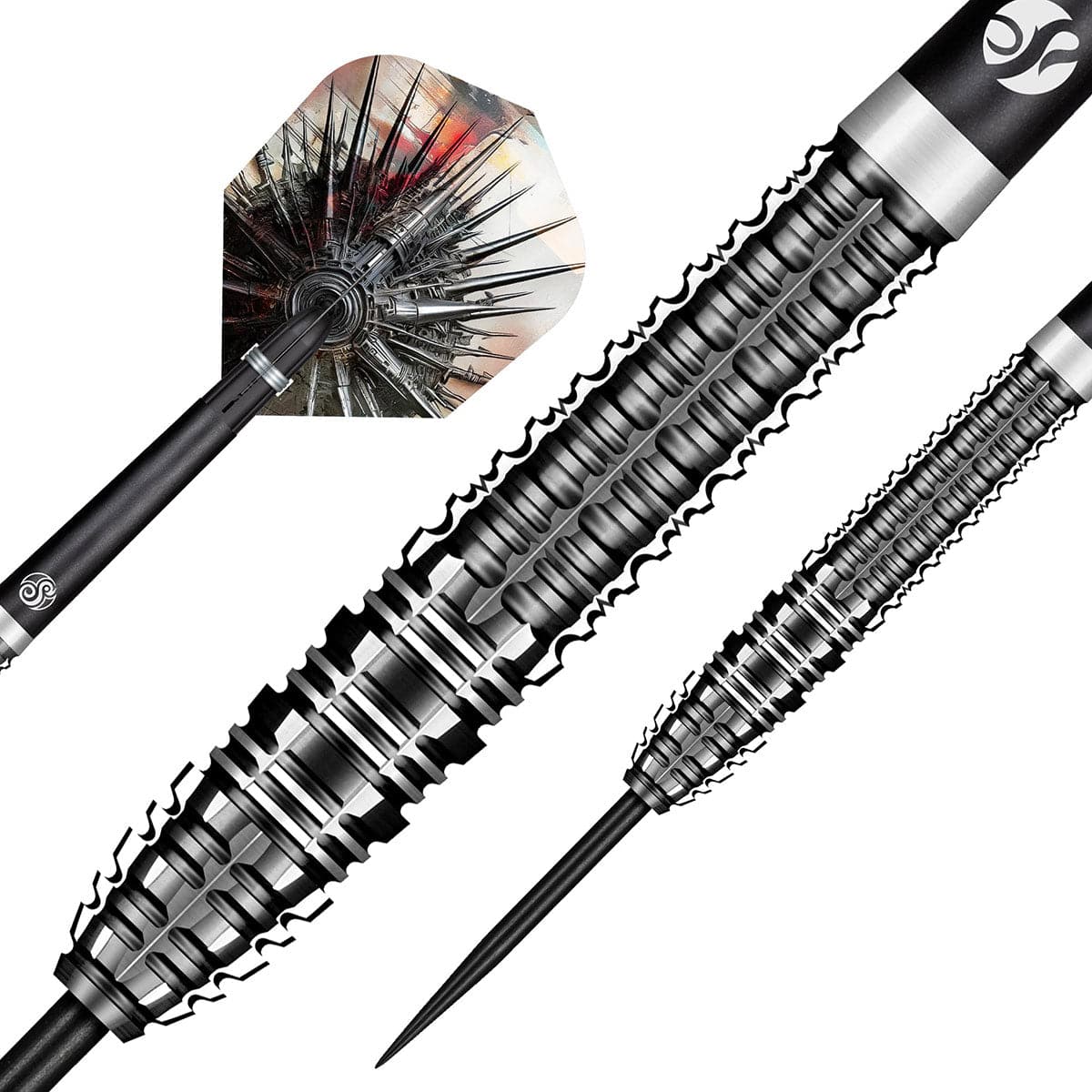 SHOT GNARLY SMASHA STEEL TIP DART SET - 90% TUNGSTEN BARRELS