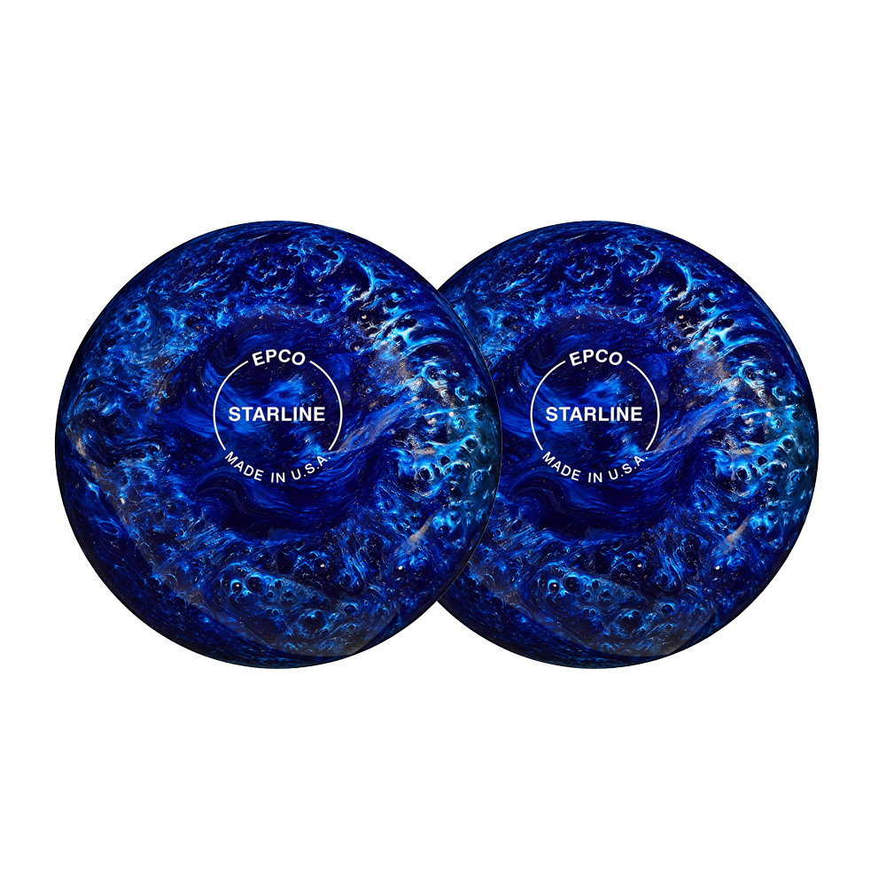 EPCO STARLINE GALAXY SMALL BOWLING BALLS BLUE/WHITE - LIMITED EDITION