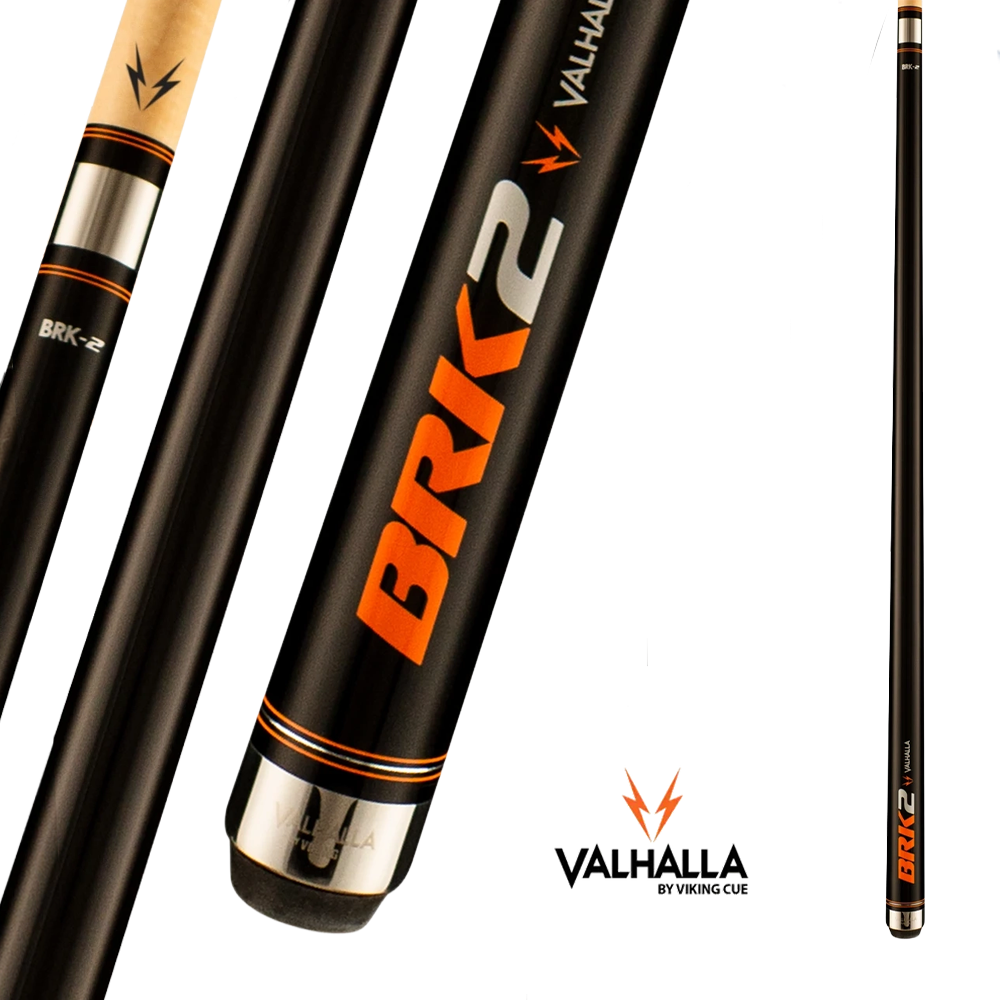 VIKING VALHALLA VA-BRK2 BREAK CUE - BLACK 13MM 19OZ