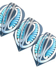 SHOT WARRIOR BLUE SMALL BLACK SET OF 3