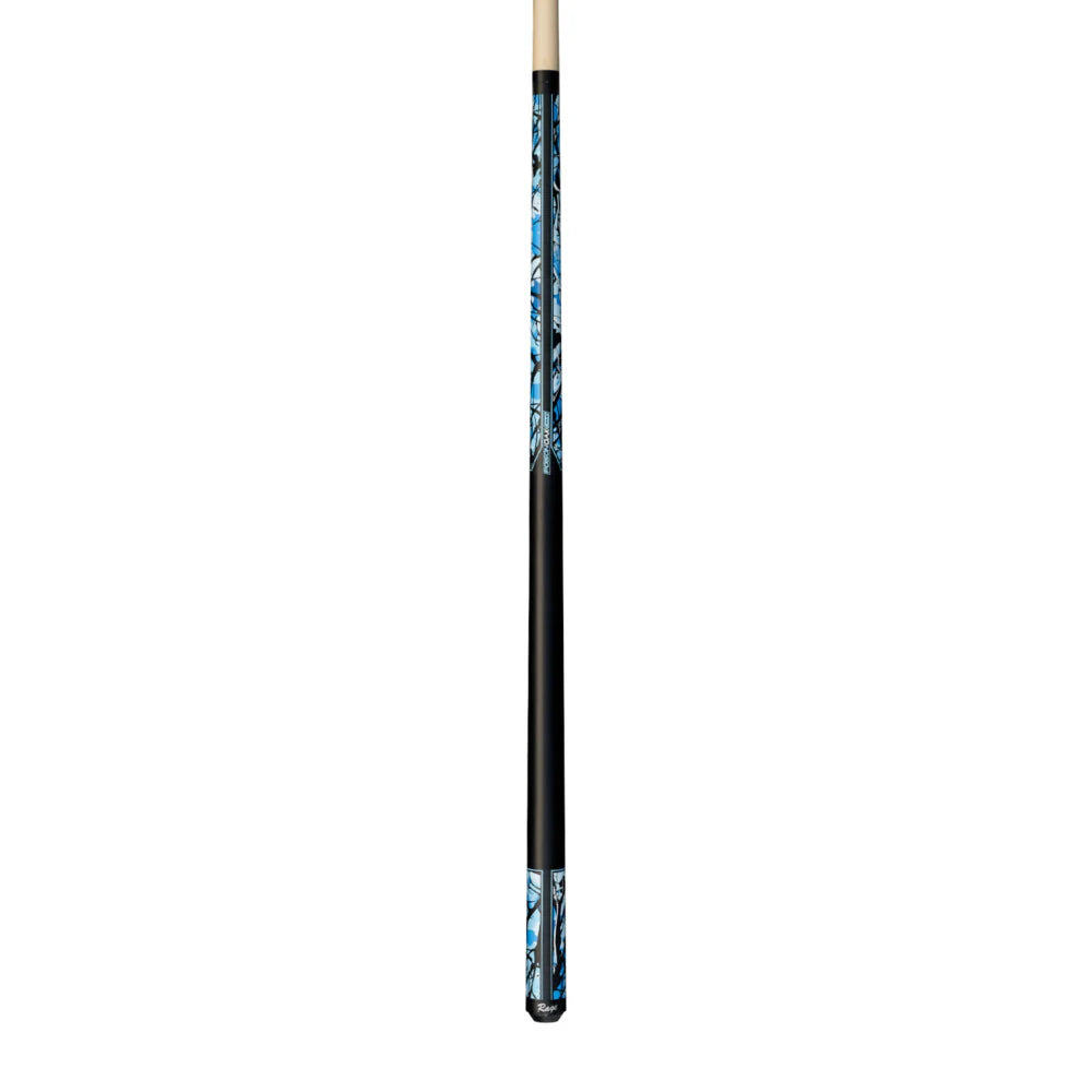 BAGUETTE DE BILLARD RAGE MATTE BLEU POISON CHÊNE CAMO 13MM 19OZ