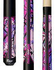 BAGUETTE DE BILLARD RAGE MATTE ROSE POISON OAK CAMO 13MM 19OZ