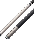 BAGUETTE DE BILLARD KODA SPORT LD3C2 FLÈCHE CARBONE NOIRE ET ARGENT GRIP CUIR 12.25MM 19OZ