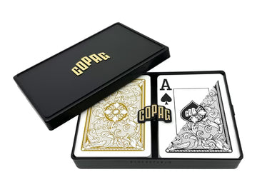 JEU DE CARTE COPAG POKER LEGACY JUMBO NOIR/OR