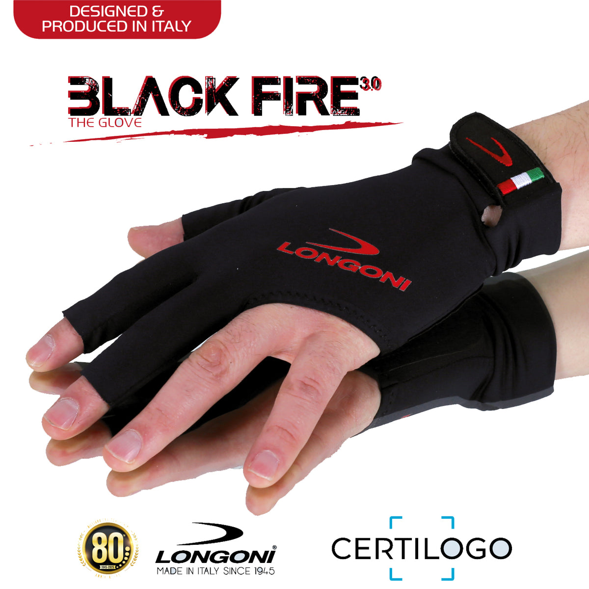 GANT BLACK FIRE 3.0  LONGONI - NOIRE/ROUGE