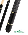 MCDERMOTT POOL CUE LUCKY SERIES L12 BLACK 13MM 19OZ