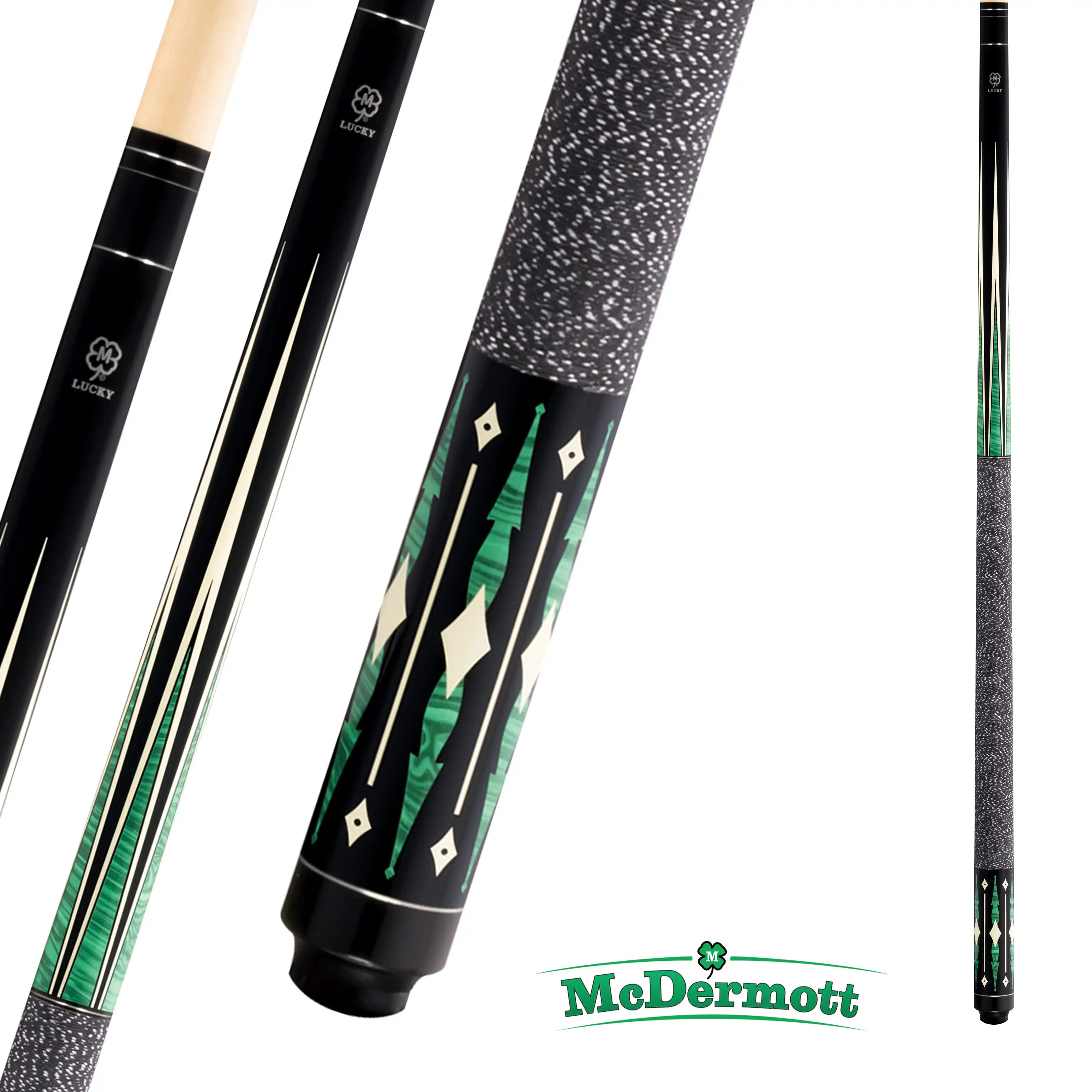 mcdermott-pool-cue-lucky-series-l28-black-and-green-13mm-19oz