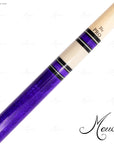 MEUCCI POOL CUE LUMINOUS SERIES PURPLE 12.5MM 19OZ