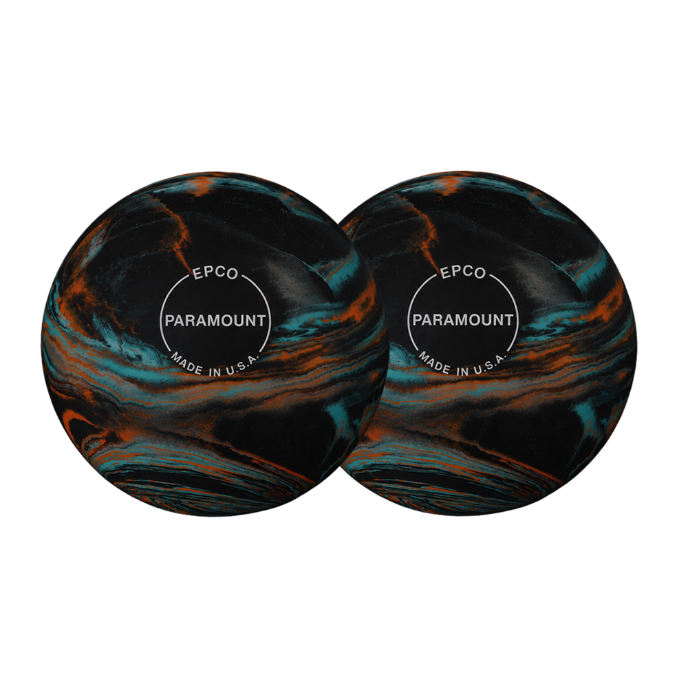 PARAMOUNT SMALL BOWLING BALLS - TEAL/ORANGE/BLACK