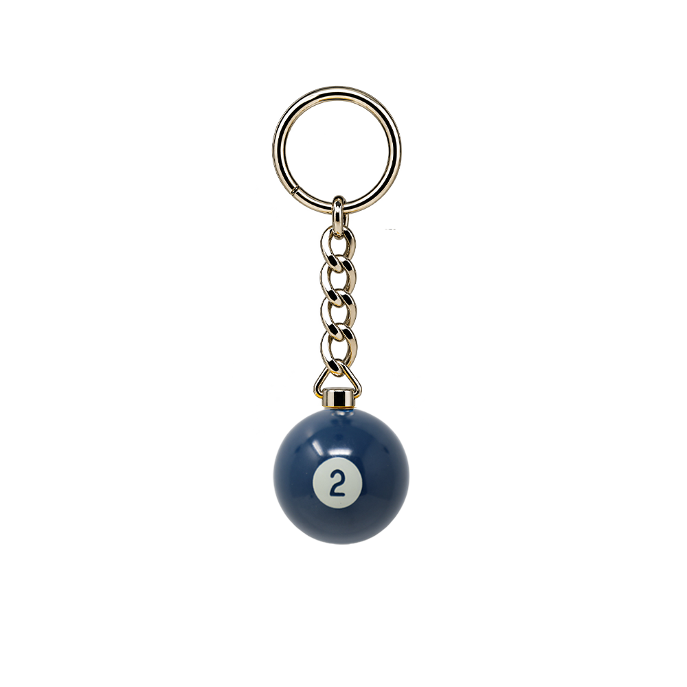 ARAMITH 1" NUMBERED BILLIARD BALL KEYCHAIN - LIMITED EDITION
