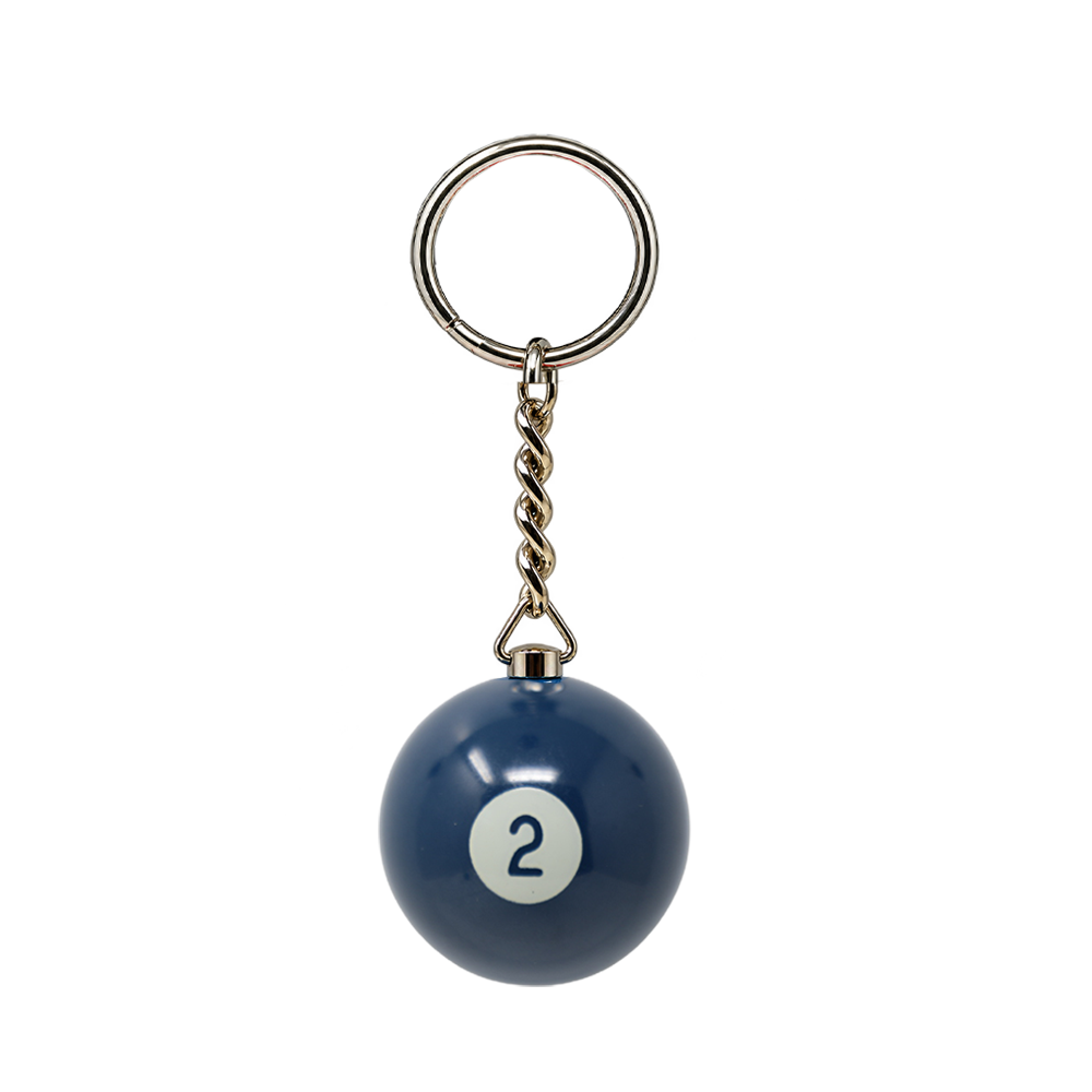 ARAMITH 1 3/8" NUMBERED BILLIARD BALL KEYCHAIN - LIMITED EDITION