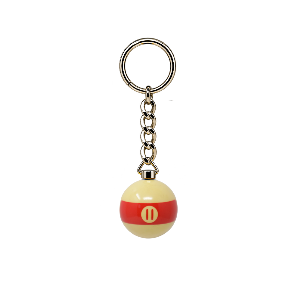 ARAMITH 1" NUMBERED BILLIARD BALL KEYCHAIN - LIMITED EDITION
