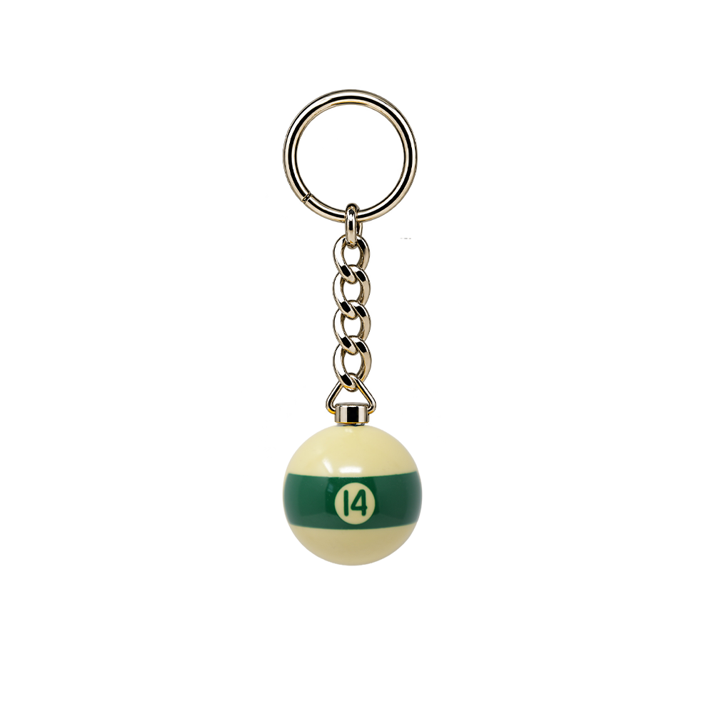 ARAMITH 1" NUMBERED BILLIARD BALL KEYCHAIN - LIMITED EDITION