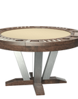 RIVER STAINLESS ROUND GAME TABLE