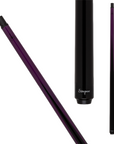 SCORPION FIBER SCO124 PURPLE SNEAKY PETE POOL CUE - 12.4 MM