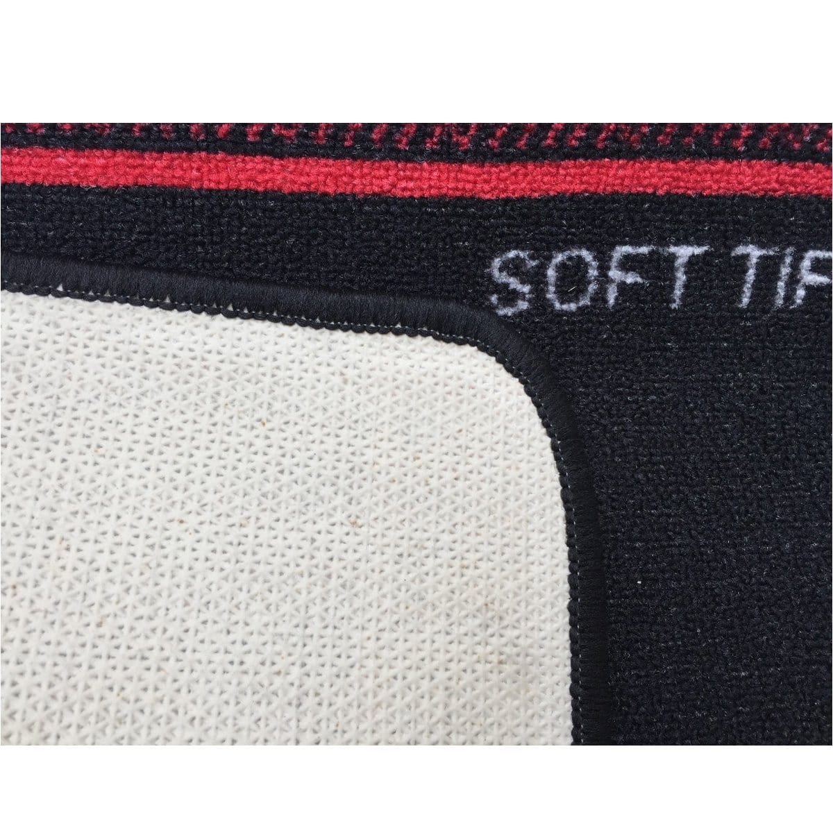 SHOT CARPET DART MAT 1M W X 3M L BLACK AND RED