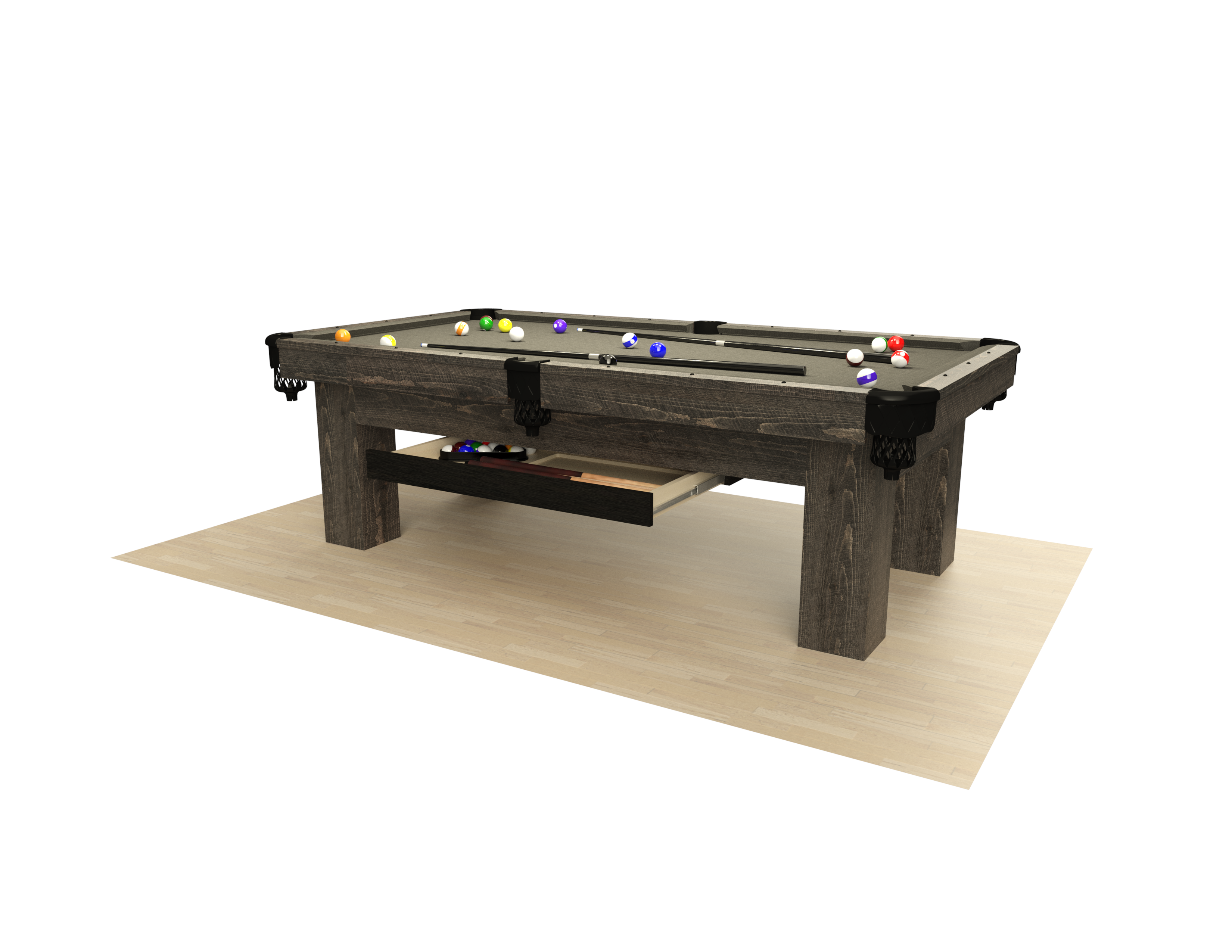 UNIVERSAL SHORT SIDE DRAWER FOR POOL TABLE